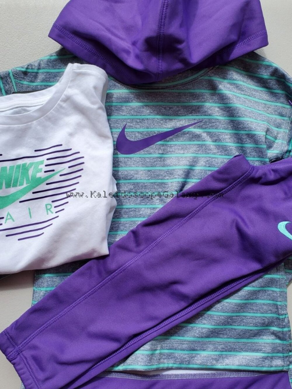 Nike Girls Size 4 ~ Sweatpants ~ Hoodie Sweatshirt ~ Long Sleeve Top ~ Purple